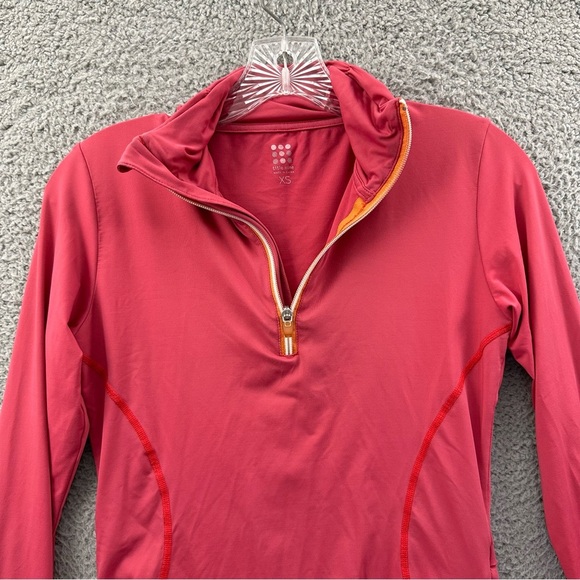 Title Nine‎ Paradigm Long Sleeve 1/2 Zip Pullover Top Pink Athletic Women's XS - Picture 2 of 11